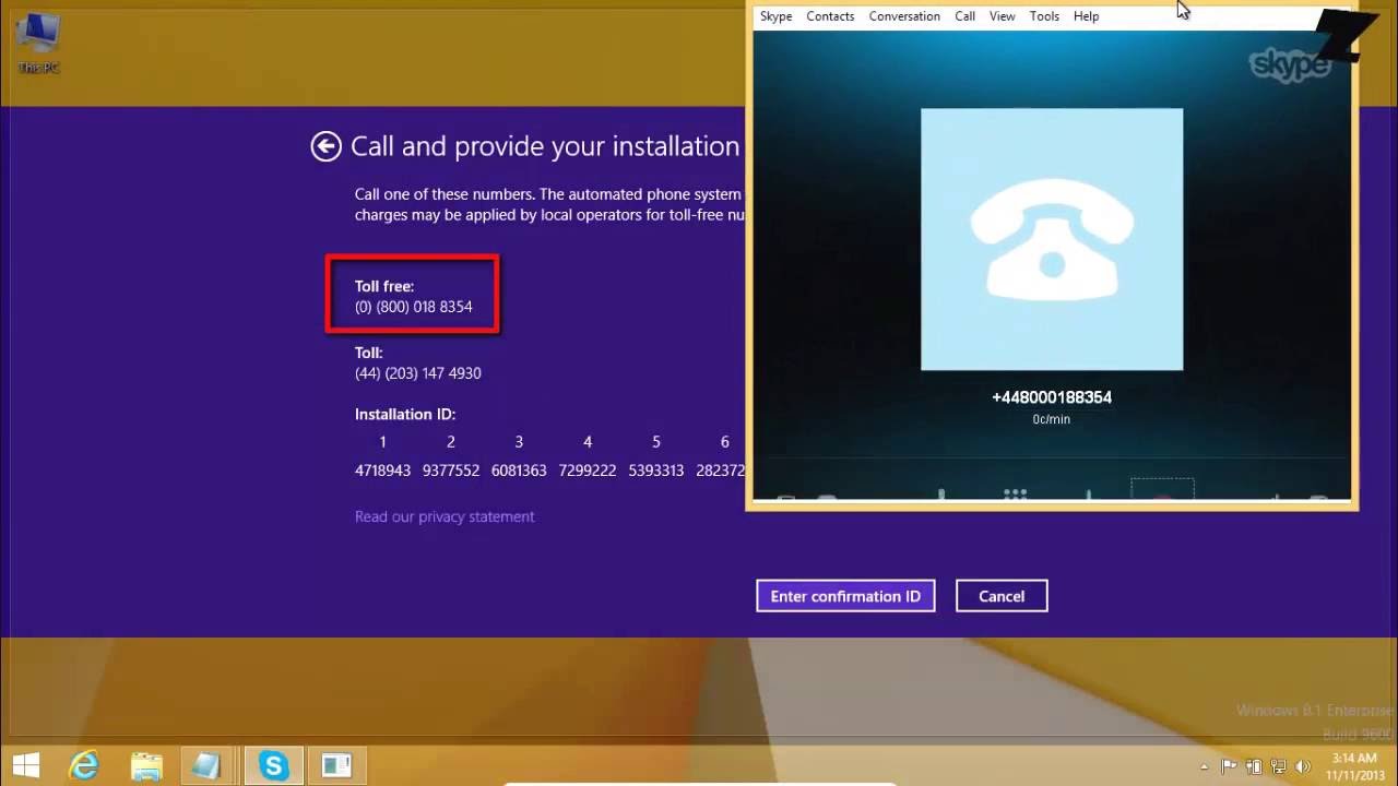 win 8.1 pro activation